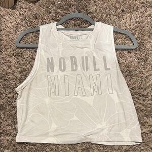 NOBULL Women's White Tank Top
